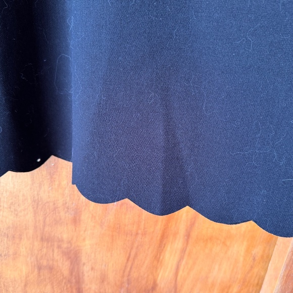 Anne Taylor Loft Dress Scalloped Hem 14 - Picture 2 of 4